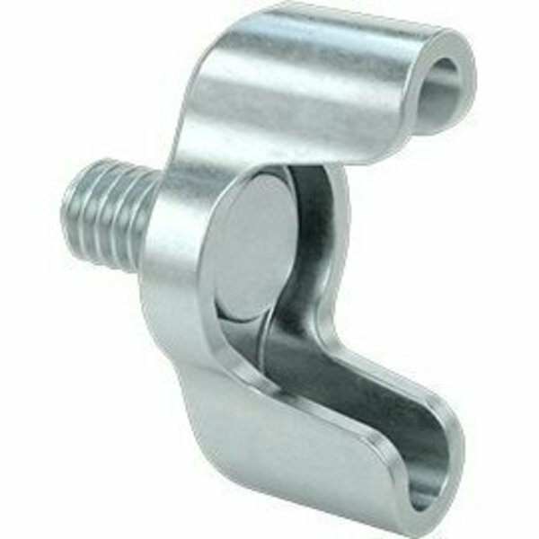 Bsc Preferred Zinc-Plated Steel Wing-Head Thumb Screws 8-32 Thread Size 1/4 Long, 10PK 91510A104